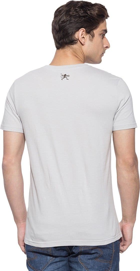 Chimp Graphic Print Men's Round Neck T-Shirt view 4