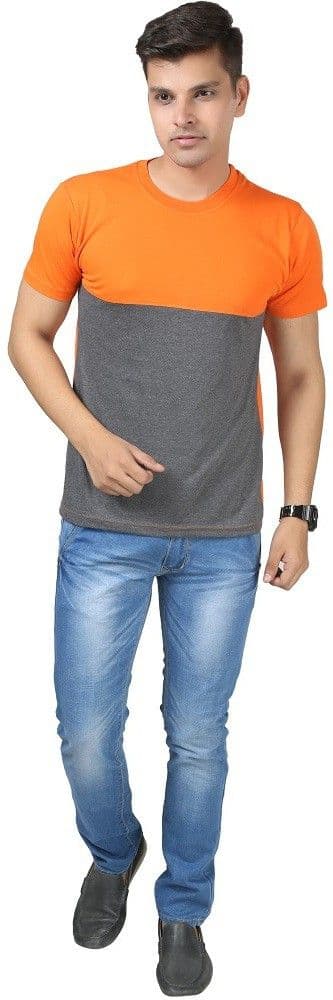 Posh 7 Solid Men's Round Neck T-Shirt view 6