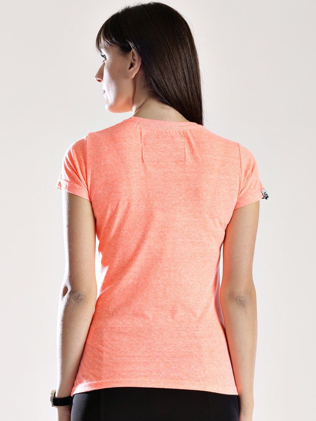 Superdry Self Design Women's Round Neck T-Shirt view 6