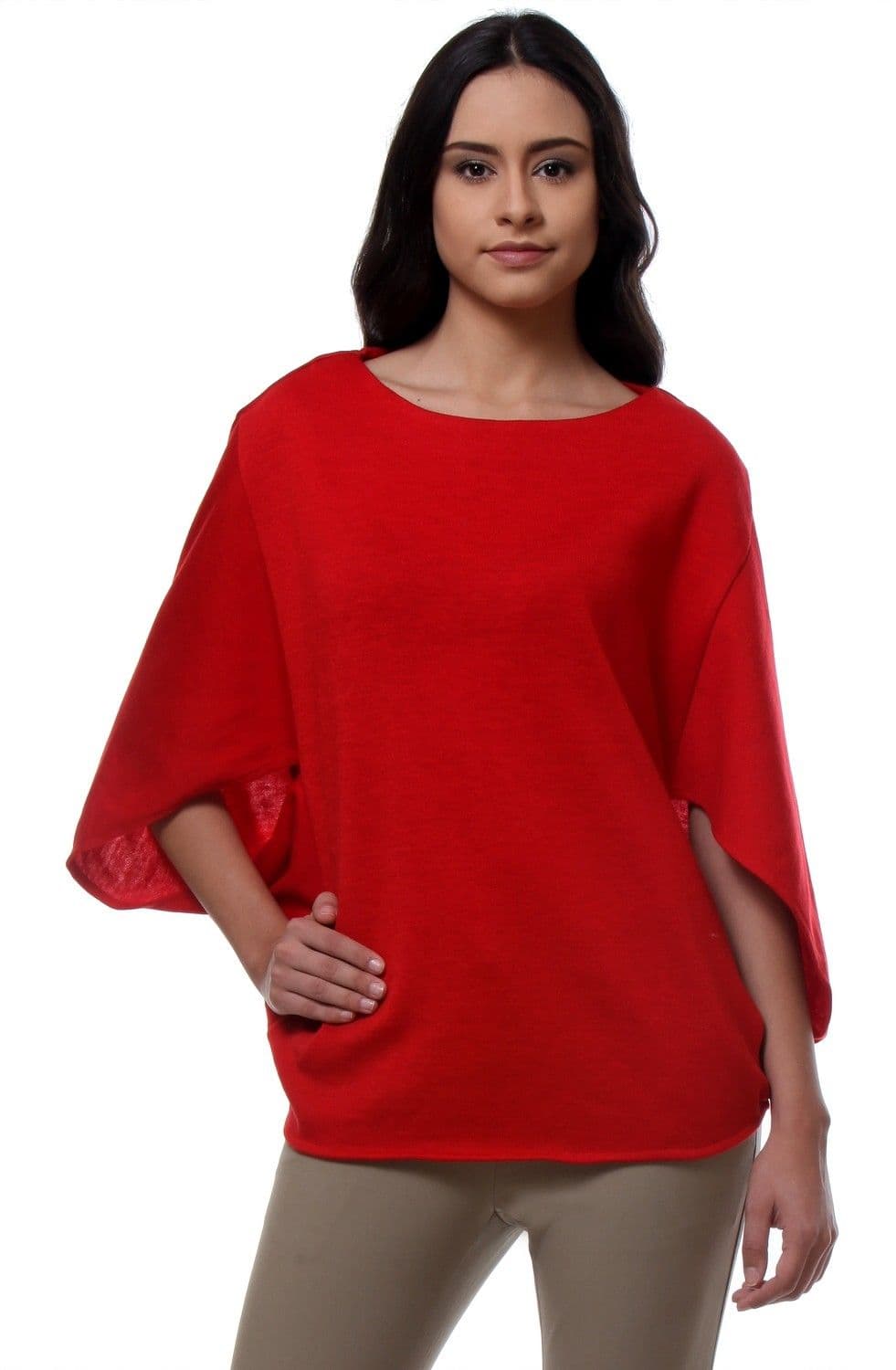Kaaryah Formal 3/4 Sleeve Solid Women's Top view 2