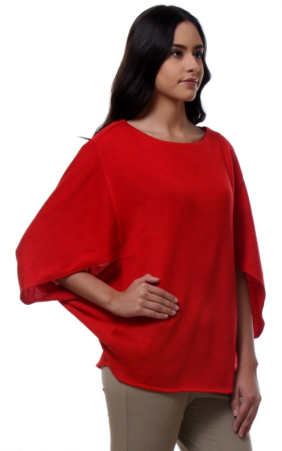 Kaaryah Formal 3/4 Sleeve Solid Women's Top view 3