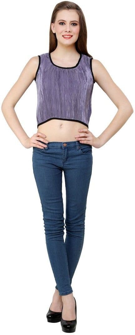 Shilpkala Casual Sleeveless Self Design Women's Top view 5