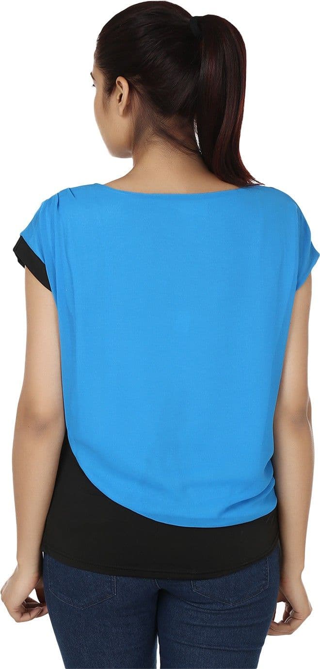 Pindia Casual Short Sleeve Embellished Women's Top view 3