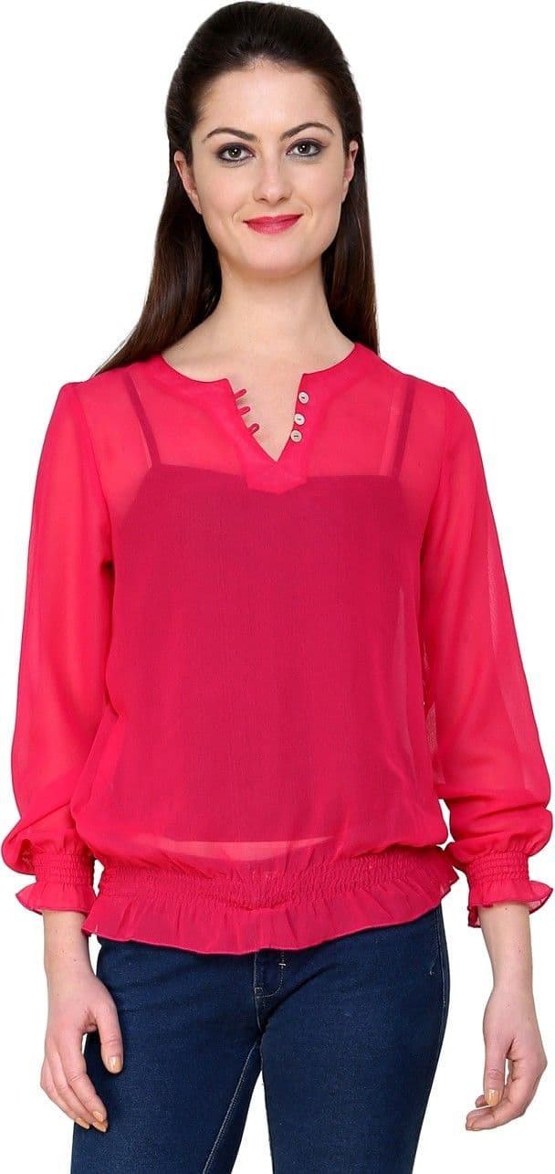 Tapyti Casual Full Sleeve Solid Women's Top