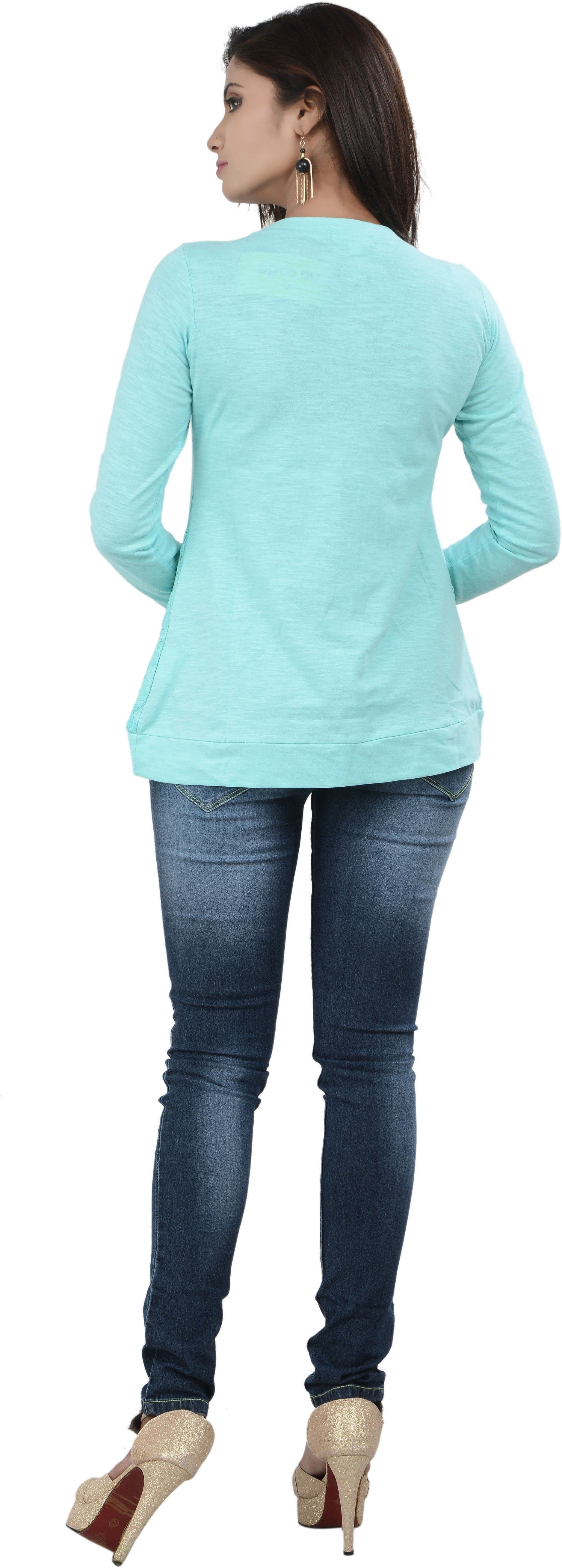 No Code Party Full Sleeve Solid Women's Top view 5