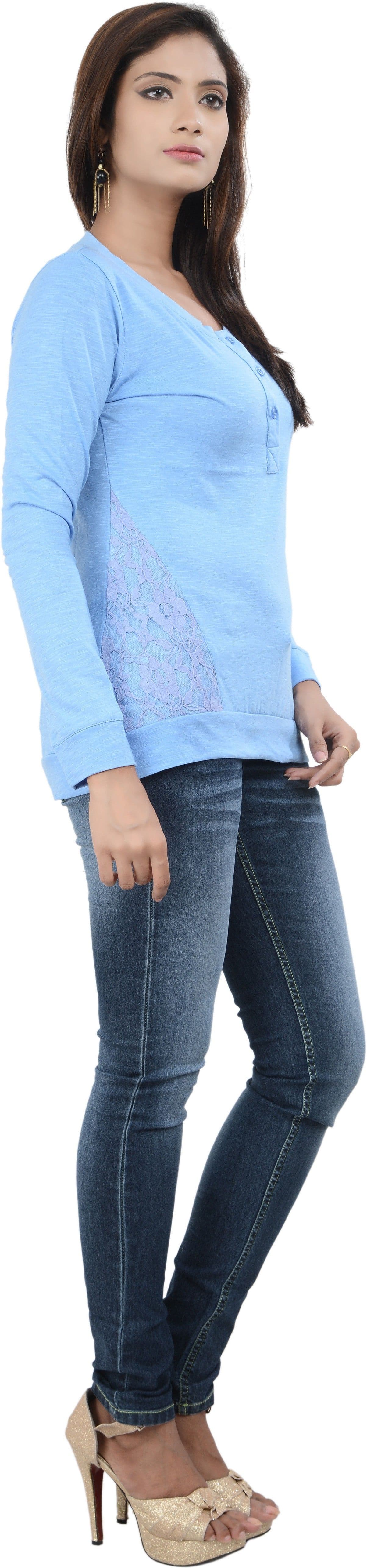 No Code Party Full Sleeve Solid Women's Top view 8