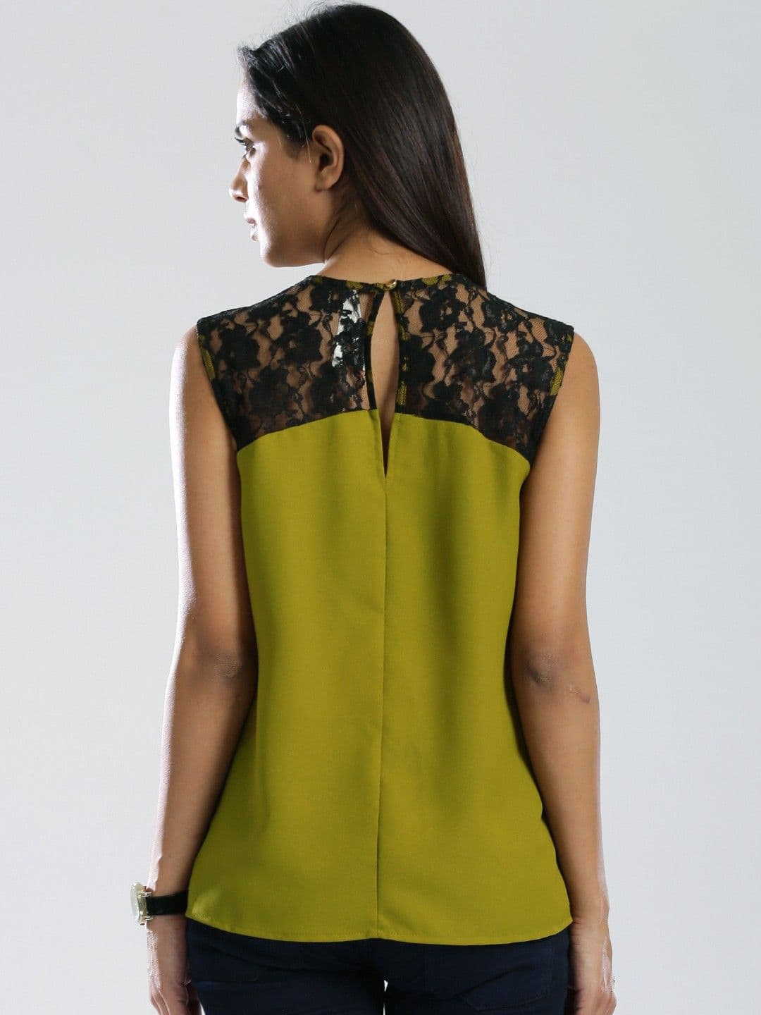 Dressberry Casual Sleeveless Solid Women's Top view 6