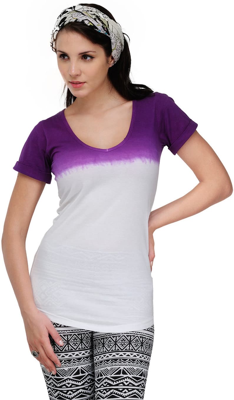Yepme Casual Short Sleeve Solid Women's Top