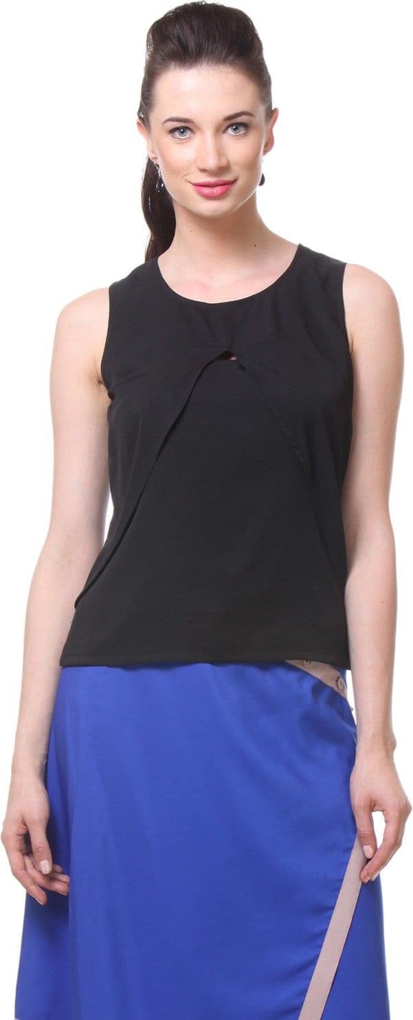 Kaaryah Formal Sleeveless Solid Women's Top