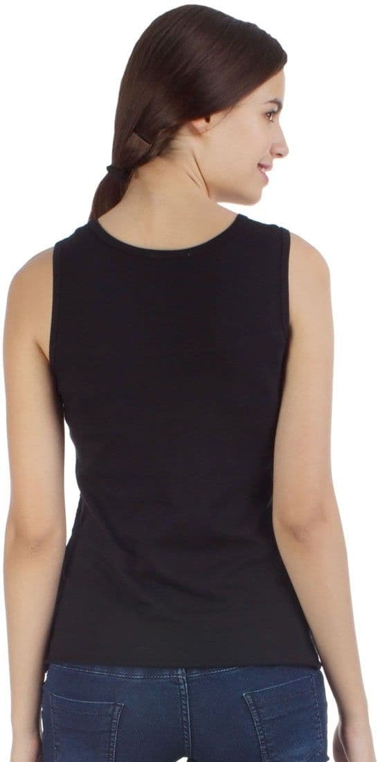 Veakupia Casual Sleeveless Solid Women's Top view 2