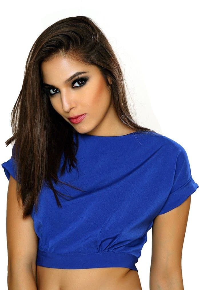 Habbana Party Sleeveless Solid Women's Top view 2