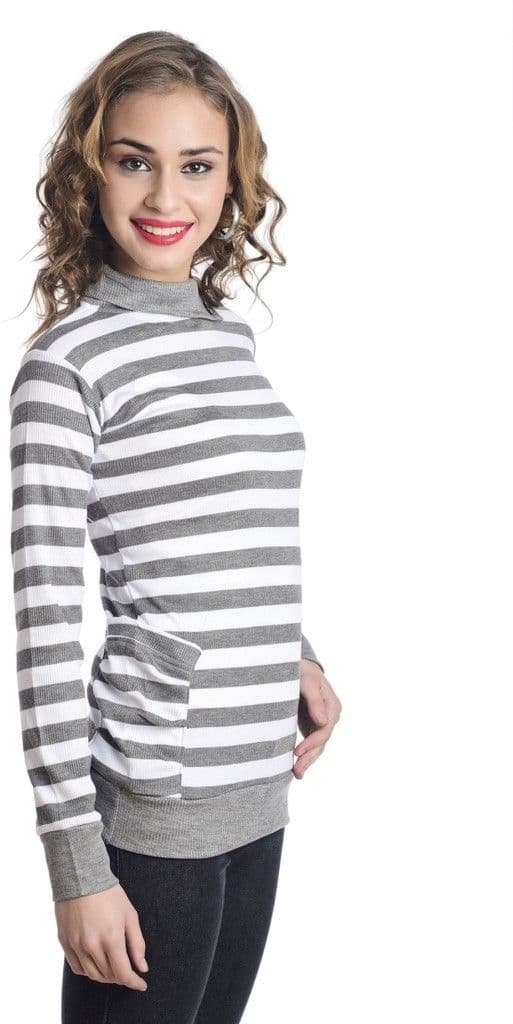 TeeMoods Casual Full Sleeve Striped Women's Top view 7