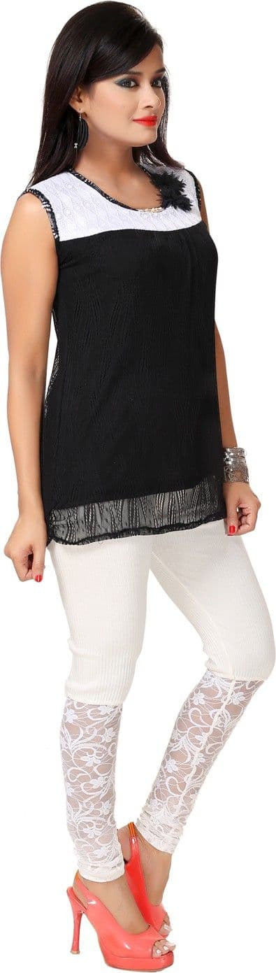 Kairaa Lounge Wear Sleeveless Embellished Women's Top view 4