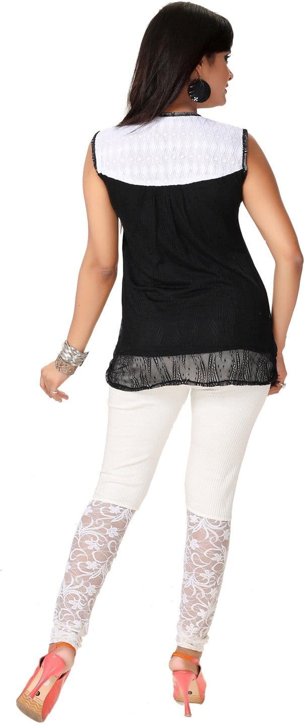 Kairaa Lounge Wear Sleeveless Embellished Women's Top view 5