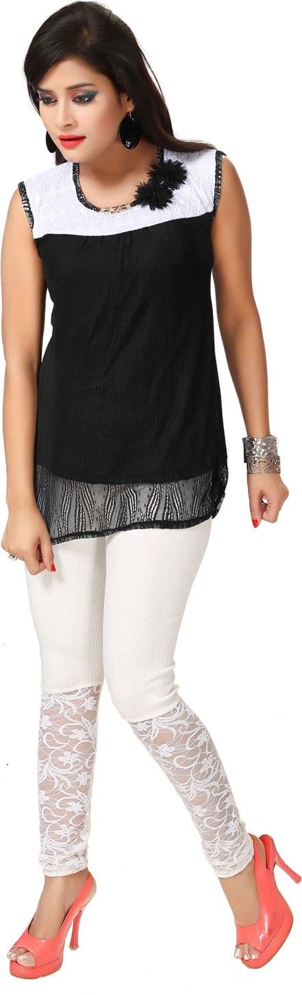 Kairaa Lounge Wear Sleeveless Embellished Women's Top