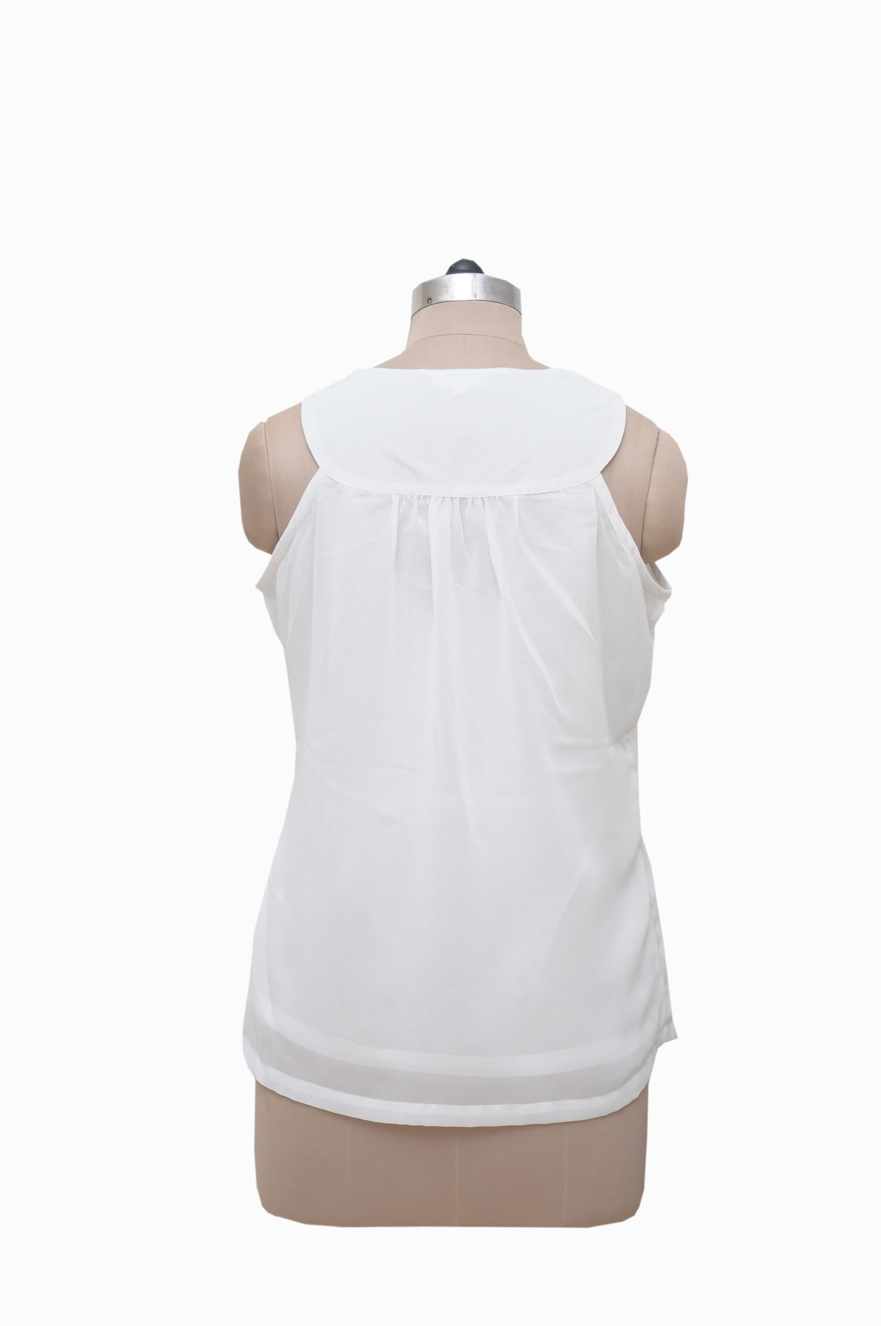 Tapyti Casual Sleeveless Solid Women's Top view 4