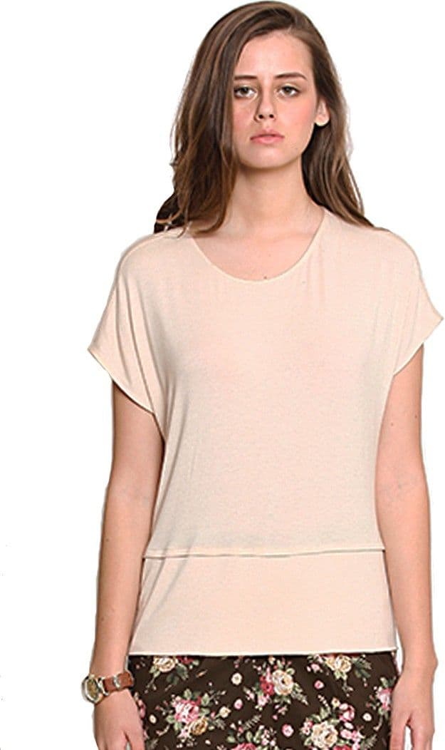 Zink London Casual Short Sleeve Solid Women's Top view 2