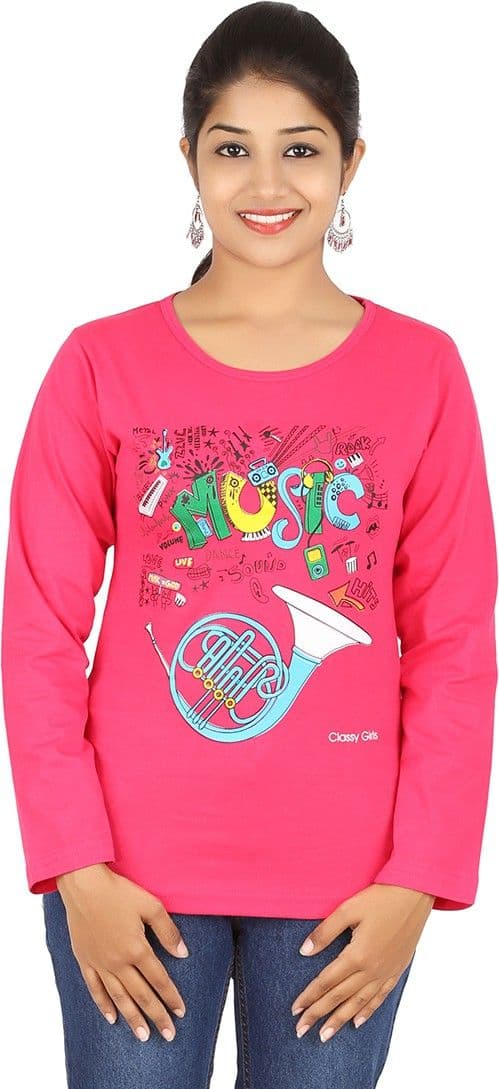 MERIL Casual Full Sleeve Printed Women's Top