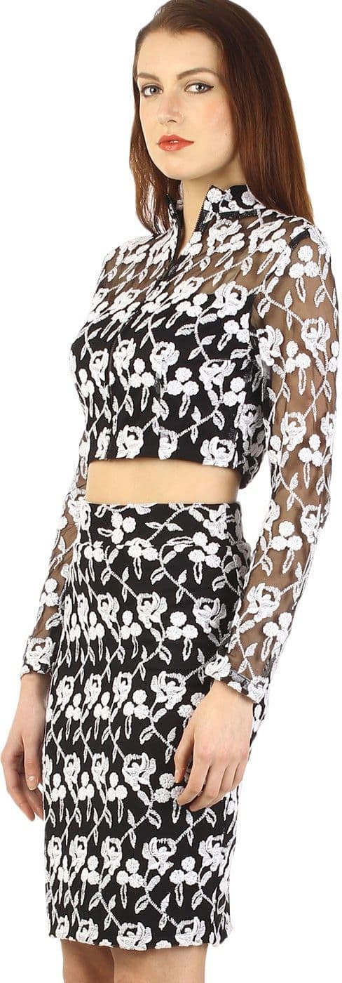 Ozel Studio Casual Full Sleeve Floral Print Women's Top view 4