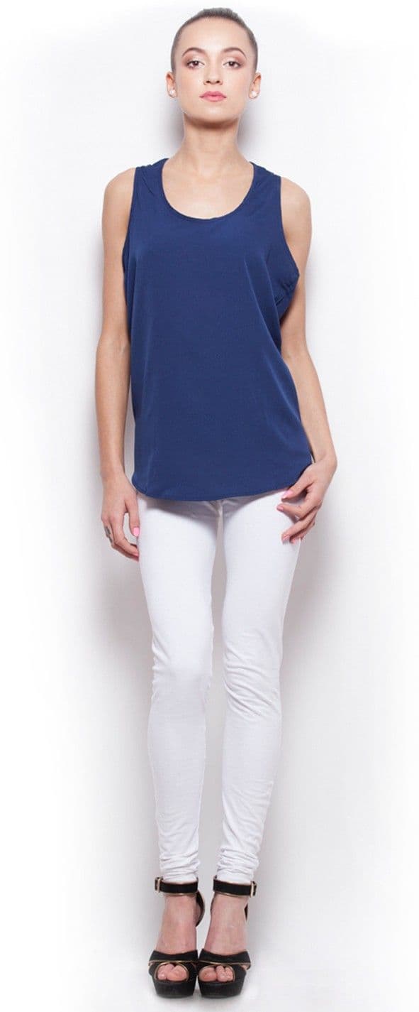 Popnetic Casual Sleeveless Solid Women's Top view 4