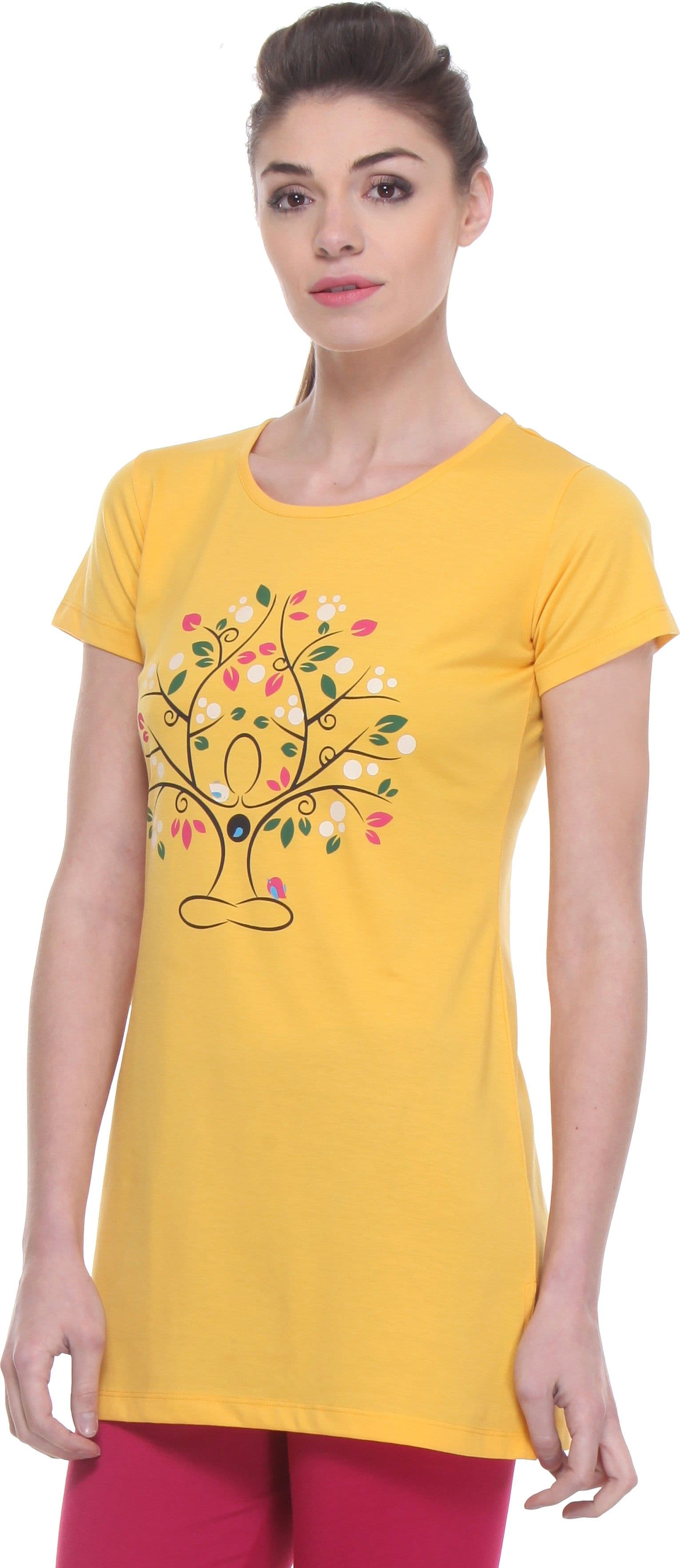 TAB91 Casual Short Sleeve Printed Women's Top view 4
