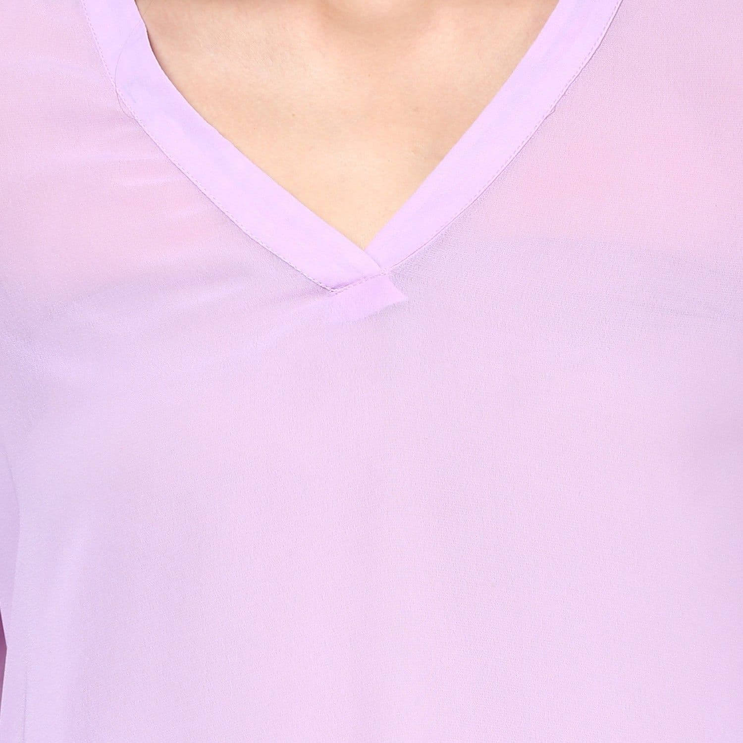 Harpa Casual 3/4 Sleeve Solid Women's Top view 5