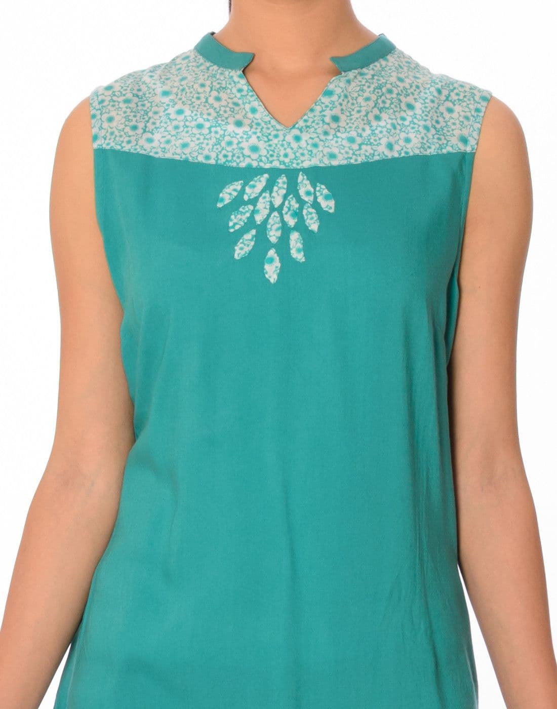 Oviya Casual Sleeveless Self Design Women's Top view 5