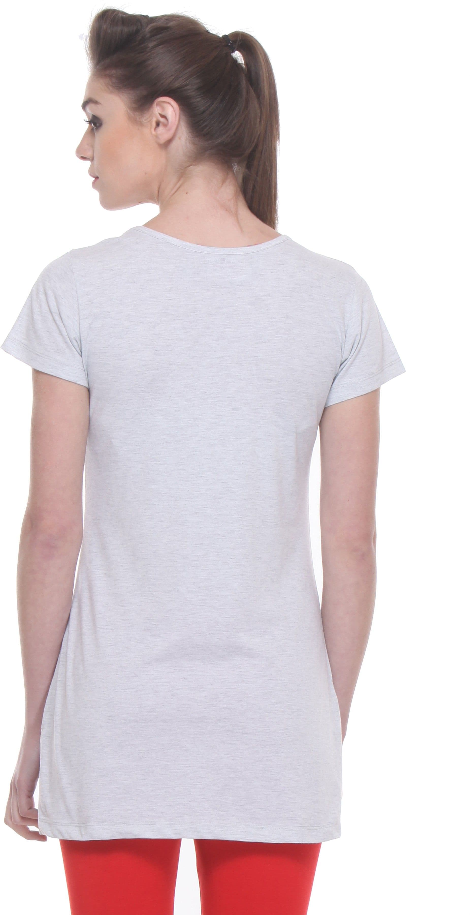 TAB91 Casual Short Sleeve Printed Women's Top view 4