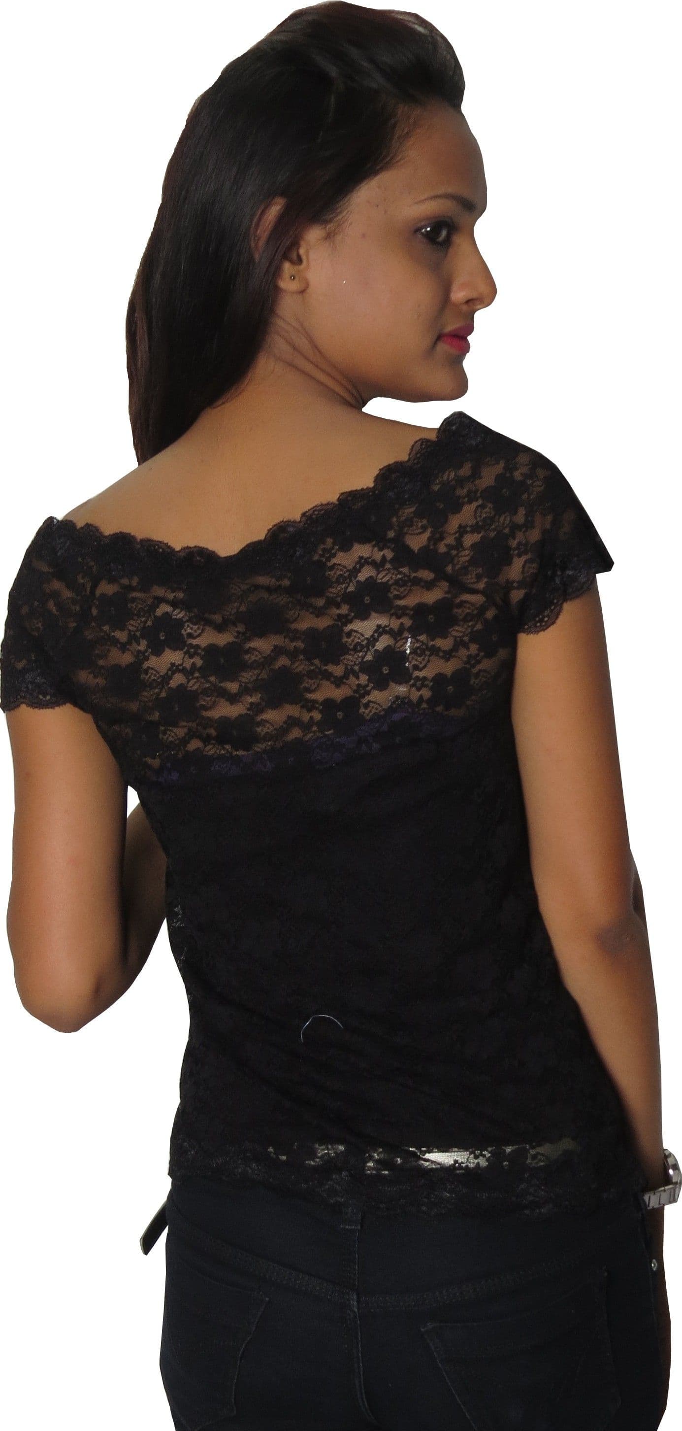 Modo Vivendi Casual Short Sleeve Solid Women's Top view 3