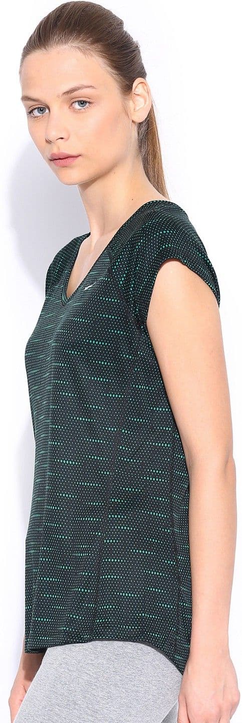 Nike Casual Short Sleeve Printed Women's Top view 2