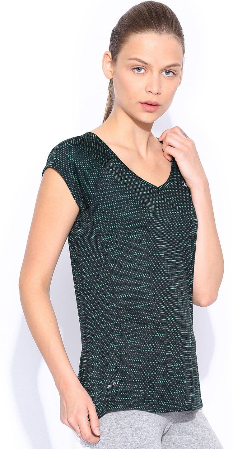 Nike Casual Short Sleeve Printed Women's Top view 3