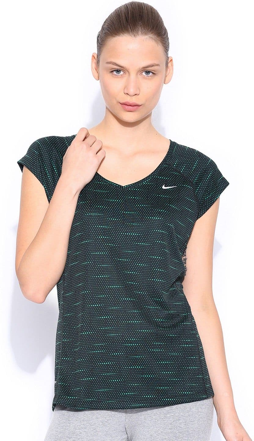 Nike Casual Short Sleeve Printed Women's Top