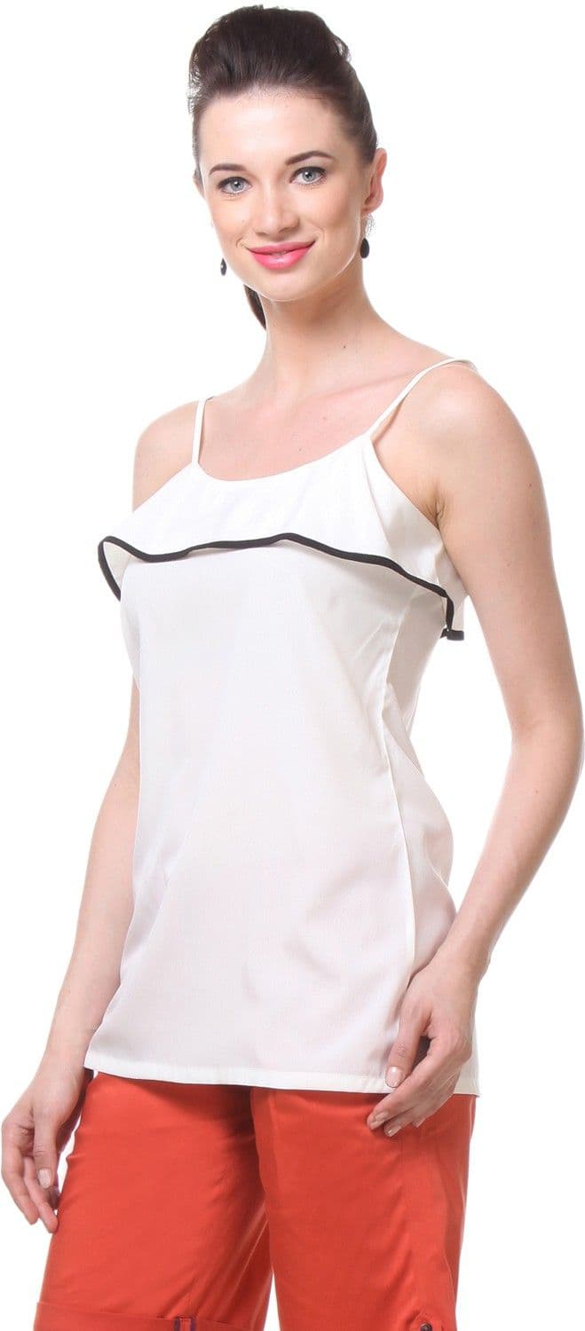 Kaaryah Formal Sleeveless Solid Women's Top view 4