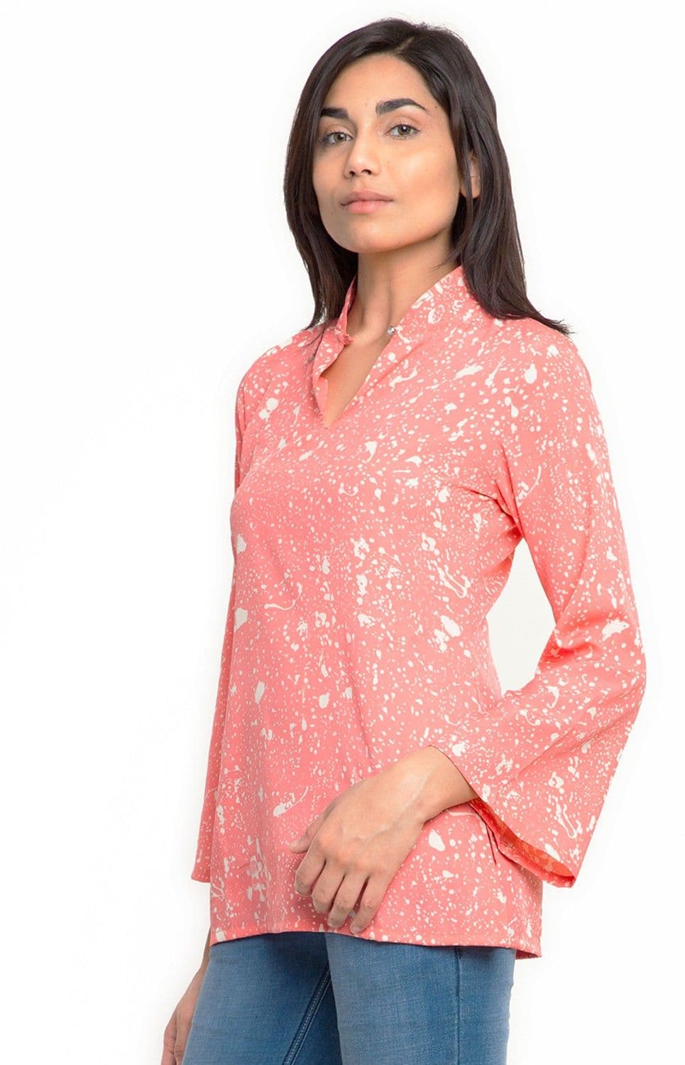 Femninora Casual Full Sleeve Printed Women's Top view 2
