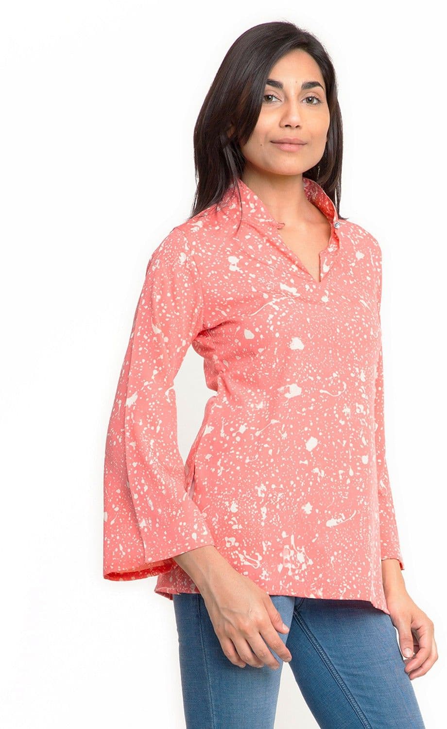 Femninora Casual Full Sleeve Printed Women's Top view 3