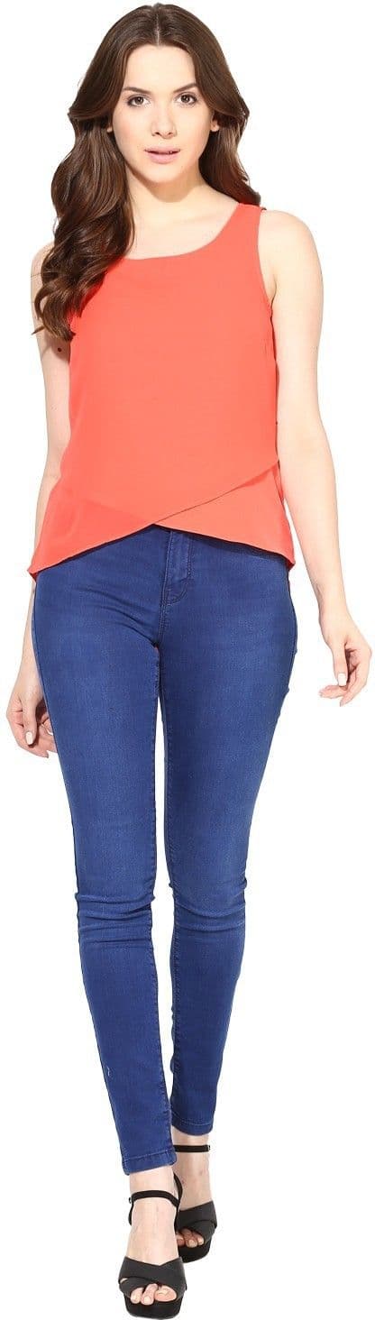 Harpa Casual Sleeveless Solid Women's Top view 5