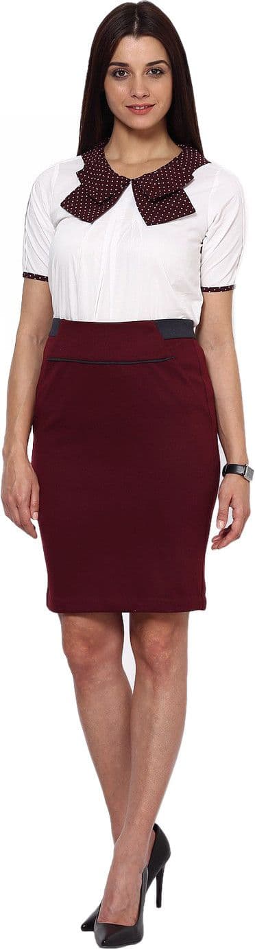 Kaaryah Formal Short Sleeve Solid Women's Top view 4