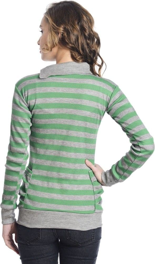 TeeMoods Casual Full Sleeve Striped Women's Top view 4