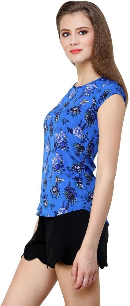 Shilpkala Casual Short Sleeve Printed Women's Top view 3
