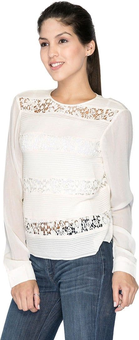 Aaliya Festive Full Sleeve Self Design Women's Top view 6