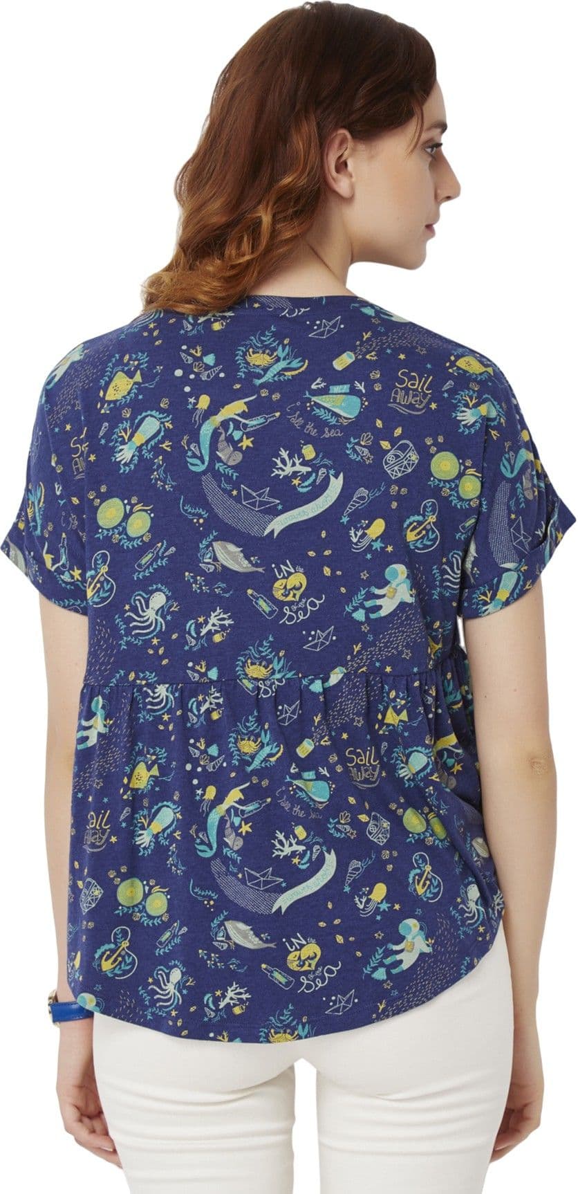Chumbak Casual Short Sleeve Printed Women's Top view 5