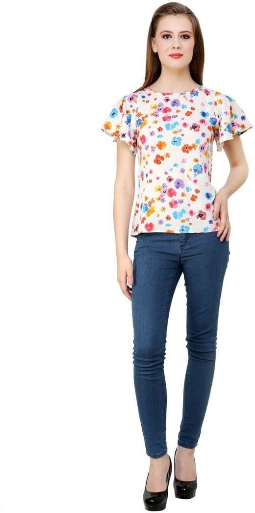 Shilpkala Casual Bell Sleeve Printed Women's Top view 6