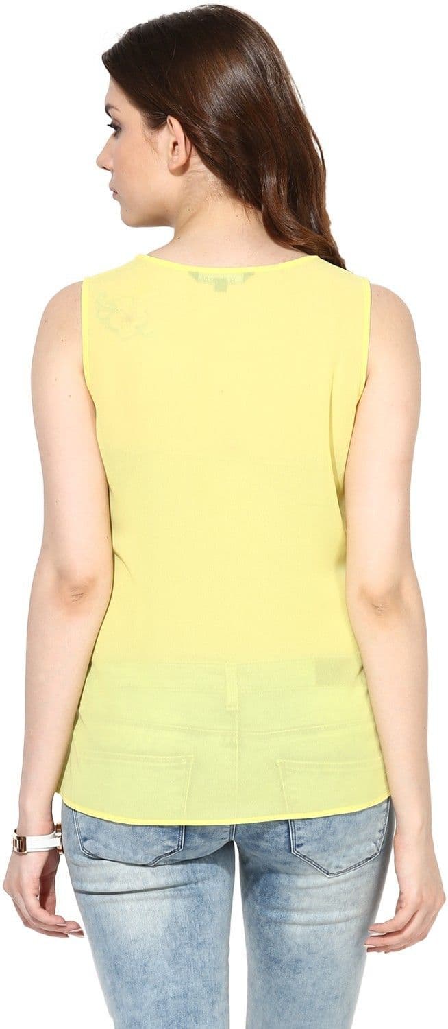 Harpa Casual Sleeveless Solid Women's Top view 4