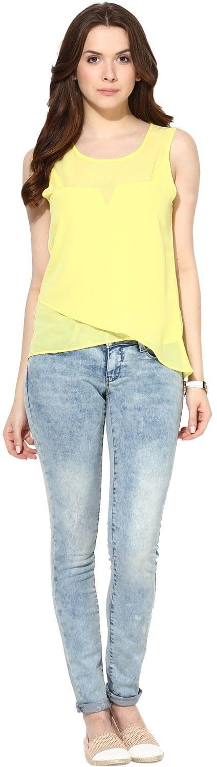 Harpa Casual Sleeveless Solid Women's Top view 5