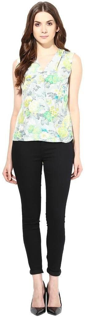 The Vanca Formal Sleeveless Printed Women's Top view 5