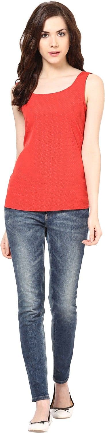 Harpa Casual Sleeveless Printed Women's Top view 5