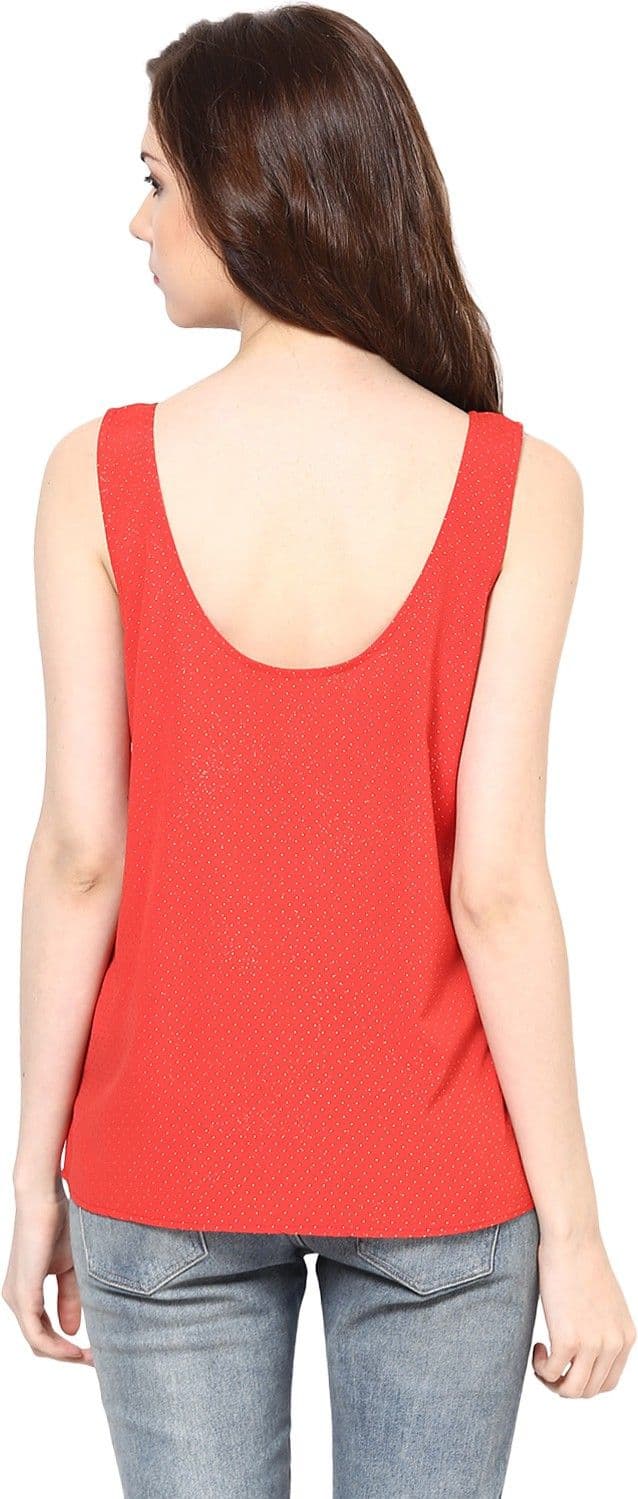 Harpa Casual Sleeveless Printed Women's Top view 4