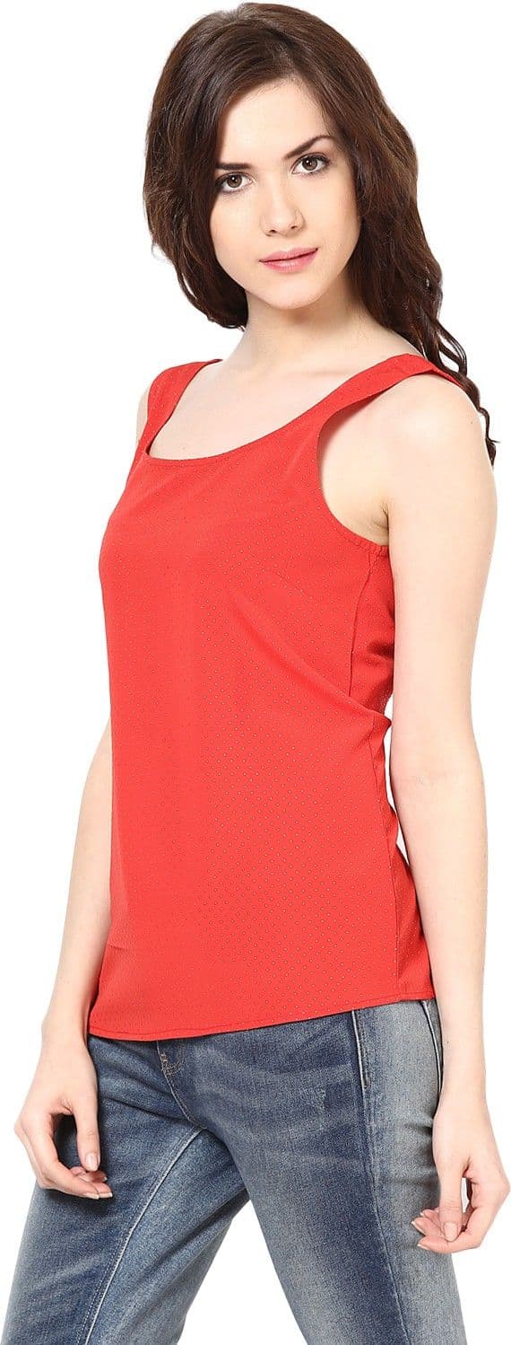 Harpa Casual Sleeveless Printed Women's Top view 3