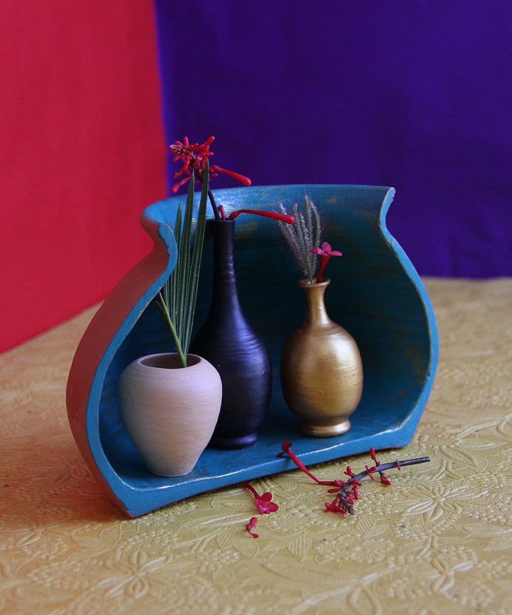 eKolhapuri Terracotta Vase view 4