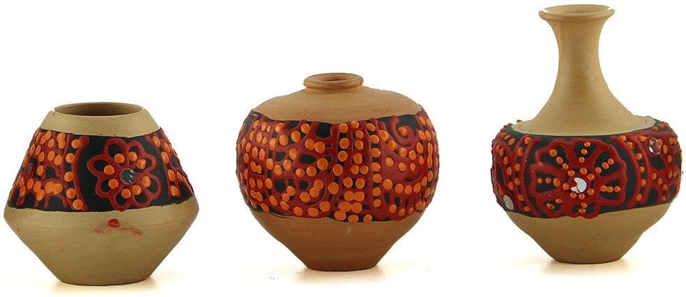 eKolhapuri Terracotta Vase view 2